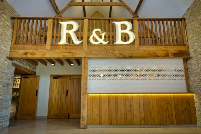 Neon Letters in Bartlett's Barn